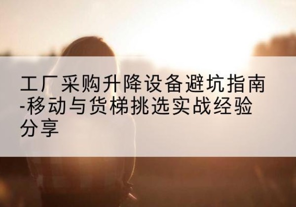 巴中移动式升降机怎么选-工厂采购升降设备避坑指南-移动与货梯挑选实战经验分享